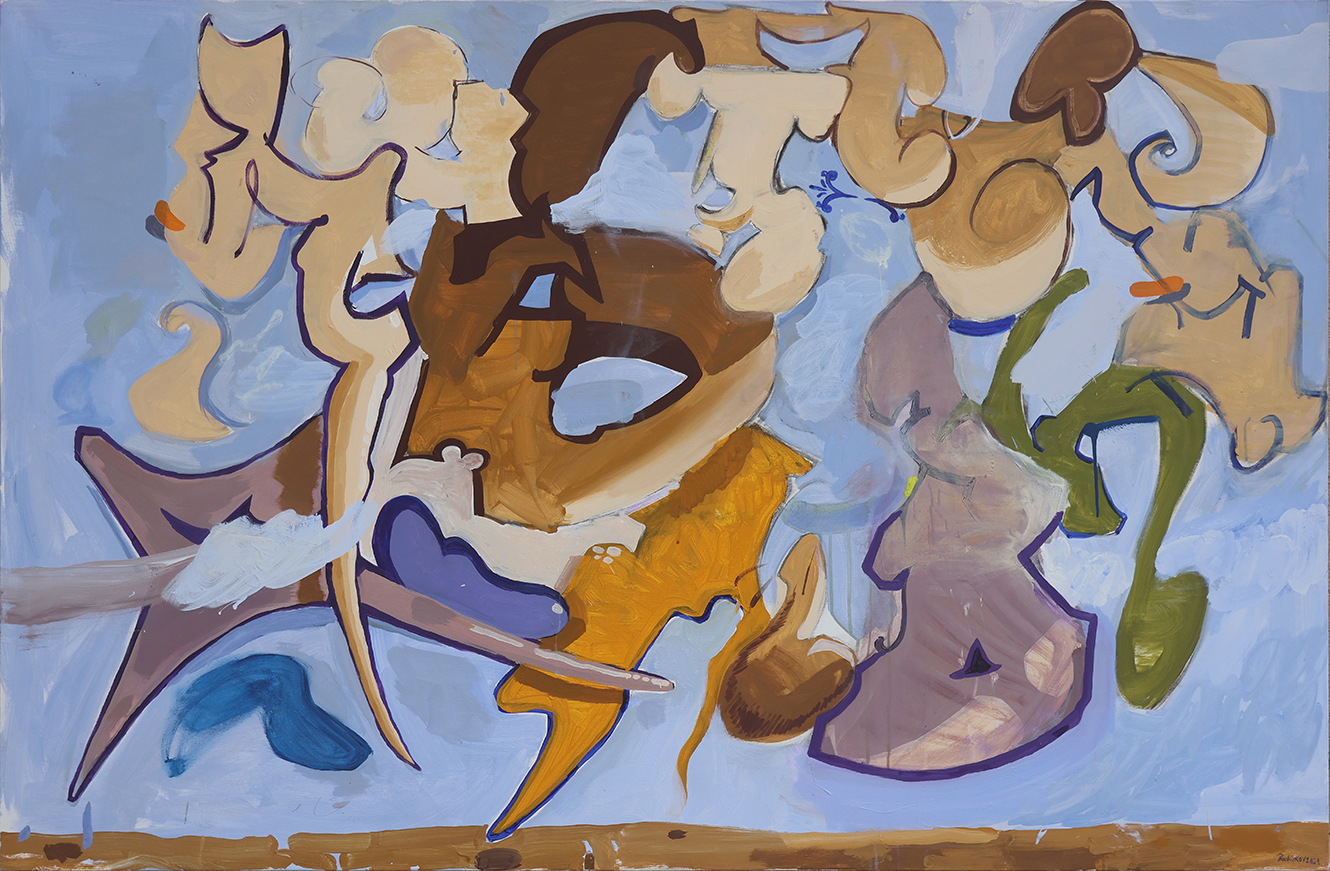 Summer air, 2021, Acrylic on canvas, 125x190cm
